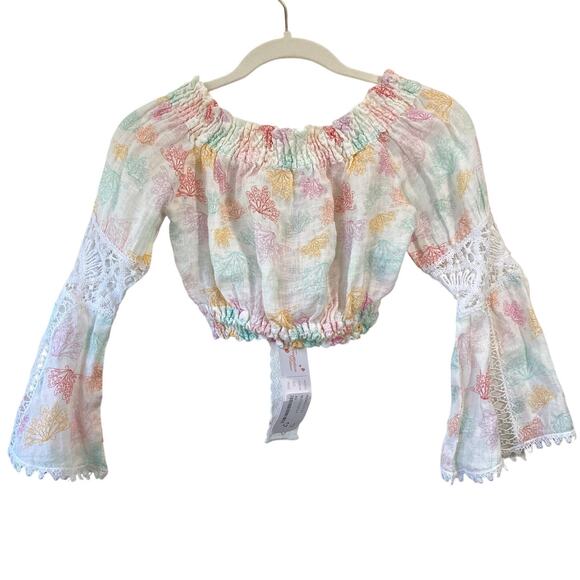 Temptation Positano Ravello Long Top Scala Mini Skirt Set Butterfly - Picture 3 of 9